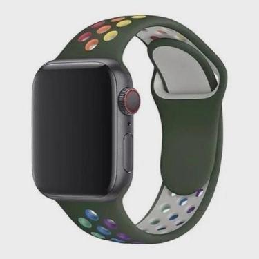 Imagem de Pulseira Pride Silicone Furo Sport Compatível Com Watch 38mm 40mm 41mm
