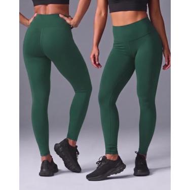 Imagem de Kit 2 Calça Legging Feminina Cós Alto Academia Fitness - Expressão Rad