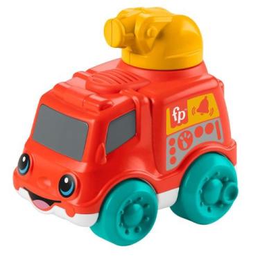 Imagem de Carrinho de Bolinhas Brinquedo Bebês 6 Meses Vermelho HRP29 - Fisher-P