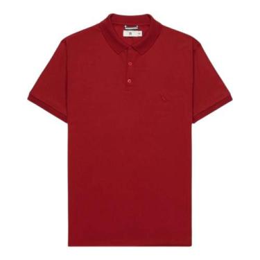 Imagem de Camisa Polo Reserva Regular Piquet New Basic Vermelho Telha, Vermelho,