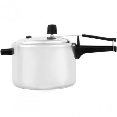 Imagem de Panela de Pressão Panelux Alumínio Polido 4,5L Capacidade Ideal para Cozinhar Prata