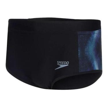 Imagem de Sunga Speedo Tradicional Austral Colors, Pto, Azl, Roxo, M