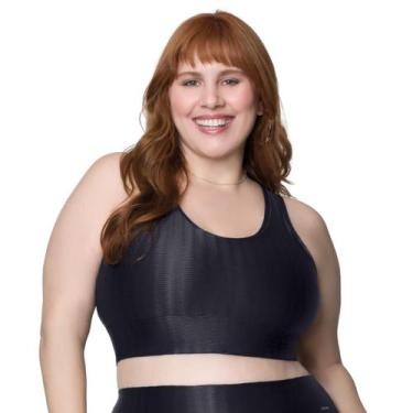 Imagem de Top 3D Plus Size Selene, X1, Preto