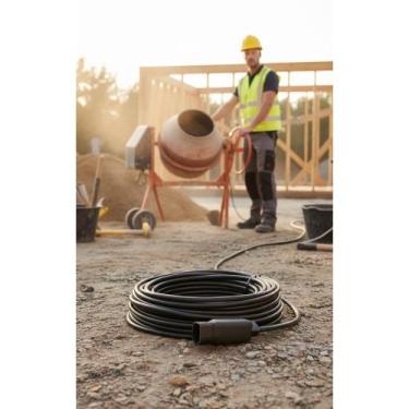 Imagem de 2x Extensão Cabo PP 20m 20A Reforçada 127/220V Preta - Congratulations