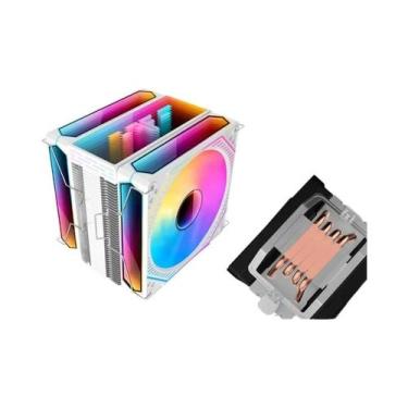 Imagem de Cooler De Ar ARGB PWM De 12cm Para CPU Com 4 Ou 6 Tubos De Calor Para 