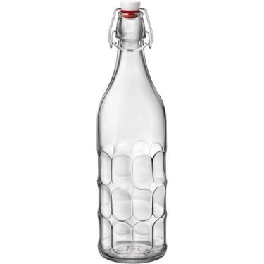 Imagem de Garrafa Moresca Bormioli Rocco 31x9x9cm Vidro Transparente 1L para Bar