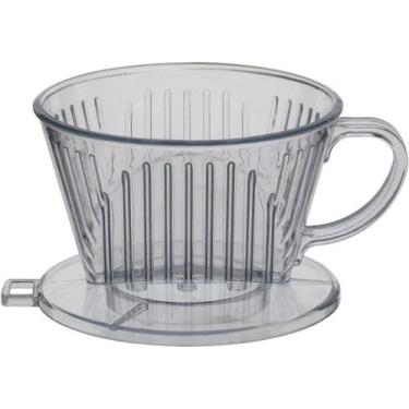 Imagem de Suporte Filtro Home&Co 6x9x10cm Plástico Transparente para Mesa Posta 