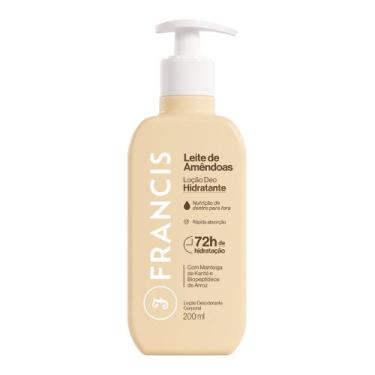 Imagem de Loção Deo Hidratante Francis Leite de Amêndoas 72h 200ml