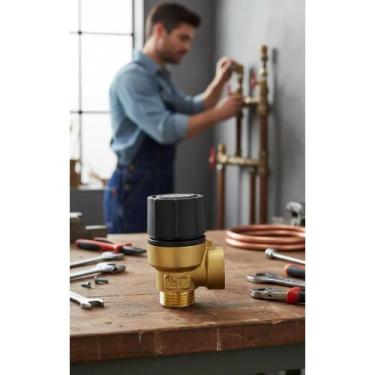 Imagem de Válvula Segurança Aquecedor 4 Bar 1/2" Boiler - Congratulations Store