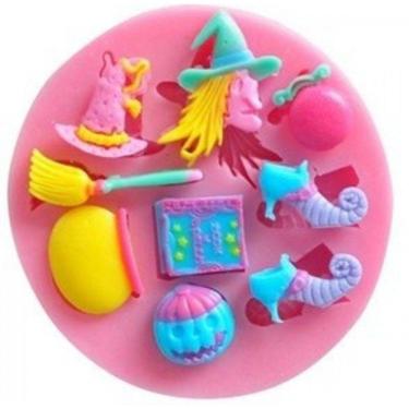 Imagem de Molde De Silicone Bruxa, Halloween