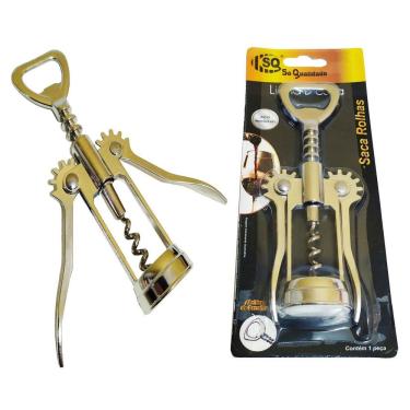 Imagem de Saca Rolhas Abridor De Garrafas Vinhos Reforçado