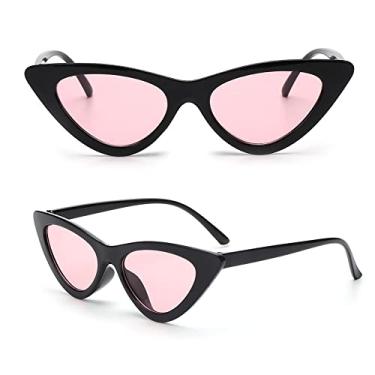 Imagem de 1 peça Óculos de Sol Sexy Cat Eye Triângulo Óculos de Sol Retro Feminino UV400 Óculos de Sol Polarized Streetwear Tendência Moda Senhoras Óculos, C17, Outros