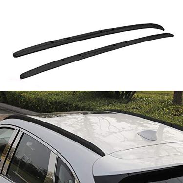 Imagem de UDP 2 peças de alumínio para rack de teto de trilho lateral para teto serve para todos os novos Mazda CX-5 CX5 2017 2018 2019 2020 preto