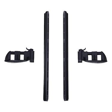 Imagem de simhoa 2x Pedaleiras de Caiaque Preto Cinta de Pé, Descanso de Pés Geral Plástico Leve Pedal de Pedal Ajustável Preto pa Canoa de Esportes ao Livre