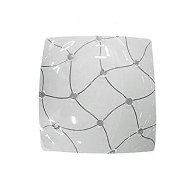 Imagem de Plafon Quadrado, LLUM Bronzearte, 35116, 210W, Transparente, 2 Luzes