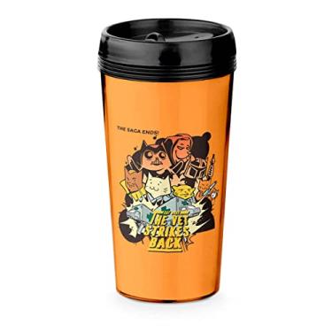 Imagem de Copo Viagem 520ml Cat Wars The Vet Strikes Back Geek Nerd