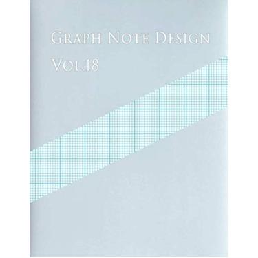 Imagem de Graph Note Design Vol.18: Graph Paper with ten lines per inch and heavy index lines on letter-sized paper 100 Squares/Inch,100 pages (Large, 8.5 x ... every inch plus heavy index lines every inch.