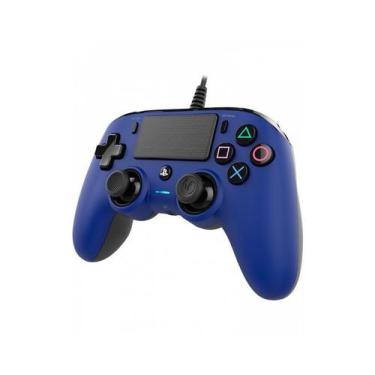 Imagem de Controle Nacon Wired Compact Controller Blue (Com Fio, Azul) - Ps4 E P