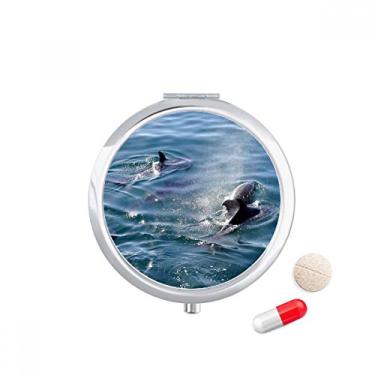 Imagem de Porta-comprimidos, baleia, natureza, porta-comprimidos, bolso para remédios