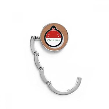 Imagem de DIYthinker Crachá de Natal Natal ícone de desenho animado gancho de mesa fecho decorativo extensão cabide dobrável