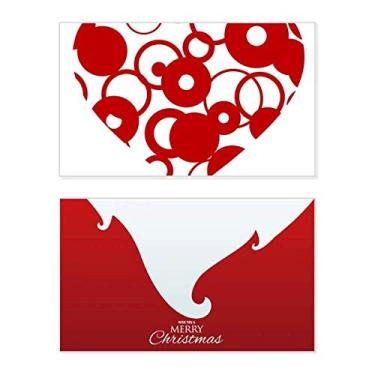 Imagem de Anel de coração vermelho do dia dos namorados, feriado, cartão de felicitações, mensagem de Natal