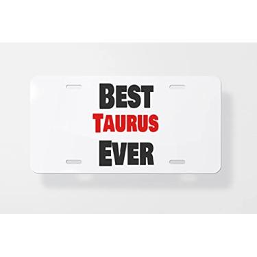 Imagem de Best Taurus Ever Capa para placa de carro – Capa para placa de carro – Capa para placa de carro 15 x 30 cm