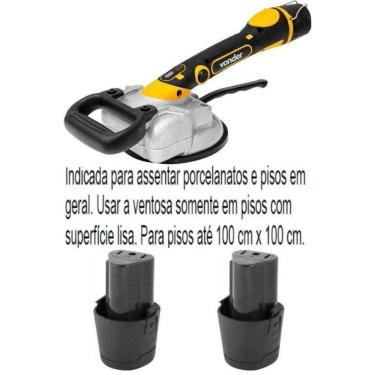 Imagem de Máquina Assentar Piso 100X100 Vonder Map 125 Com 2 Baterias
