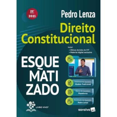 Imagem de Livro Direito Constitucional Esquematizado 2021 Pedro Lenza