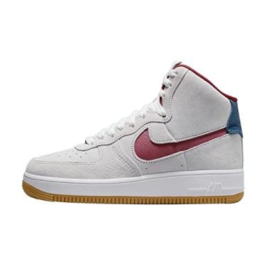 Imagem de Nike Tênis feminino Air Force 1 Sculpt, Summit White Valerian Blue White Team Red, 40