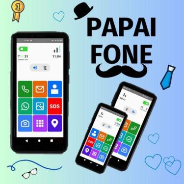 Imagem de Smartphone Papaifone 32Gb Botão Sos Redes Sociais Zap Zap - Multilaser