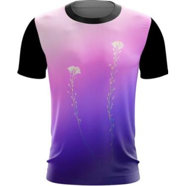 Imagem de Camiseta Dryfit Flor Gypsophila Purple Gips Filas 1 - Kasubeck Store