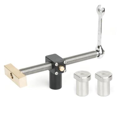 Imagem de Daconovo Clipe fixo rápido para carpintaria braçadeira Fixação Bancada de trabalho ajustável Torno Peça de trabalho de marcenaria Clamper Ferramenta de fixação de bancada de carpinteiro para furo de m