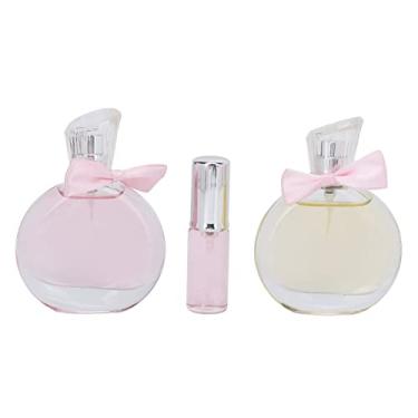 Imagem de Conjunto de Perfume Feminino Flor Fragrância Elegante Spray de Perfume de Longa Duração para Mulheres Ouro Rosa