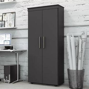 Imagem de Armário Multiuso 2 Portas 1 Gaveta Advantage Batrol Móveis Black