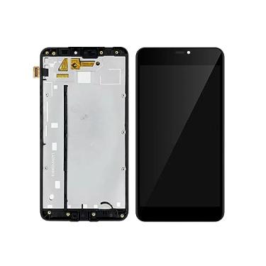 Imagem de SHOWGOOD para Nokia Lumia 640XL Display LCD Touch Screen Digitalizador Assembléia com moldura para Nokia Lumia 640XL LCD peças de reposição (preto com moldura)