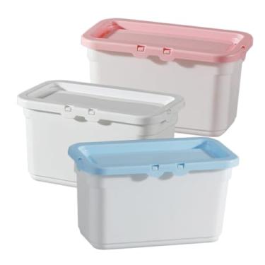 Imagem de SOIMISS Caixa 3Pcs Caixa de armazenamento de de lavanderia recipiente de de lavanderia caixa de lavanderia Organizador de produtos de limpeza para a casa balde de organização