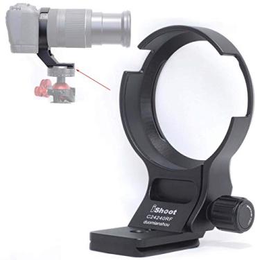 Imagem de iShoot Anel de montagem de tripé de 79 mm para Canon RF 24-240 mm f/4-6.3 é lente USM, usinada CNC, placa de liberação rápida Arca-Swiss integrada compatível com cabeça esférica de tripé Arca Fit