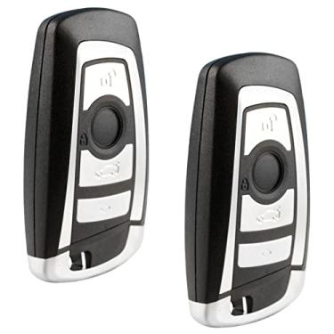 Imagem de Controle remoto para chaveiro EUA para BMW Série 3 2009-2016, BMW Série 5 2009-2016, BMW Série 7 2009-2016 (YGOHUF5662) (conjunto com 2)