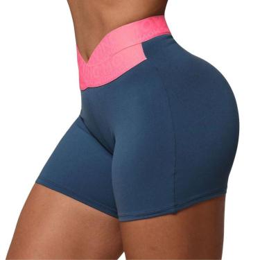Imagem de Short Hit Petroleo com Elastico Rosa Neon Moving-Feminino