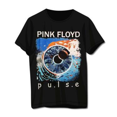 Imagem de Camiseta Pink Floyd Pulse Preta Banda De Rock Unissex-Unissex