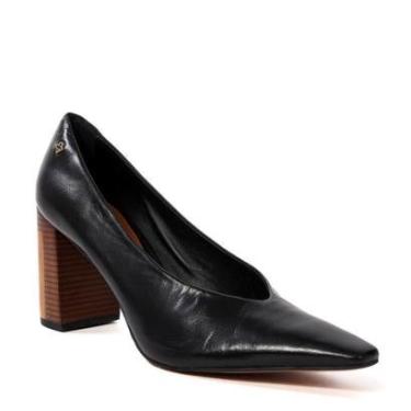 Imagem de Sapato Feminino Capodarte Bico Quadrado Preto-Feminino