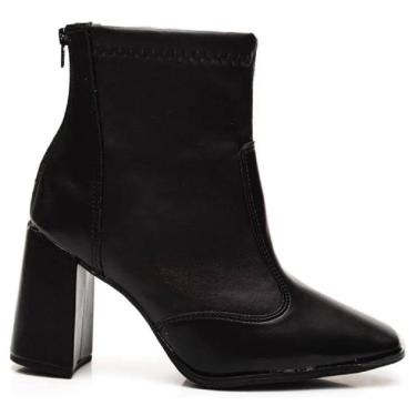 Imagem de Bota Feminina Cano Curto Vizzano Salto Bloco 3085.100