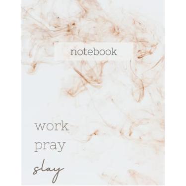 Imagem de Caderno branco e bege com citação positiva: caderno minimalista branco e bege para meninas, adolescentes, mulheres - caderno de composição... diário, diário, livro de composição)