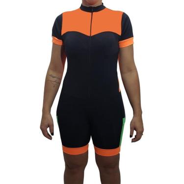 Imagem de Macacão ciclismo de shorts manga curta-Feminino