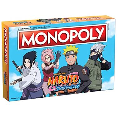 Imagem de Monopoly Naruto | Jogo Monopoly colecionável com série de mangá japonês | Locais familiares e momentos icônicos do show de anime