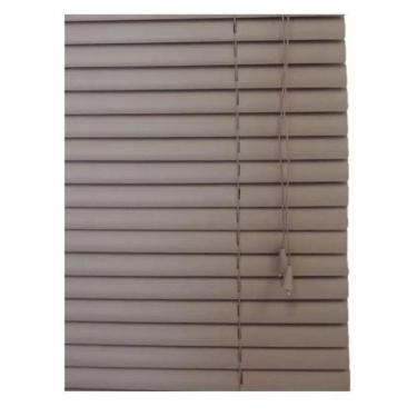 Imagem de Persiana horizontal pvc cafe 100  l  x 220  a  cortina