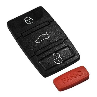 Imagem de HQRP 3 botões + chaveiro Panica compatível com Volkswagen VW Beetle 2000 2001 2002 00 01 02 teclado de reparo dobrável