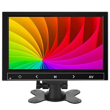 Imagem de AISHICHEN Monitor pequeno de 10,1 polegadas, alto-falantes integrados com monitor Raspberry Pi, mini monitor 1024 x 600, monitor HDMI 60 Hz, 5ms, tela IPS com controle remoto, entrada HDMI VGA AV BNC