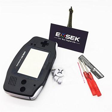 Imagem de EXSEK GBA Capa de Substituição Compatível com Gameboy Advance (Preto Sólido)