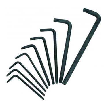 Imagem de Jogo de Chaves hexalobular Longa Tipo L T6 a T60 - Gedore 024622